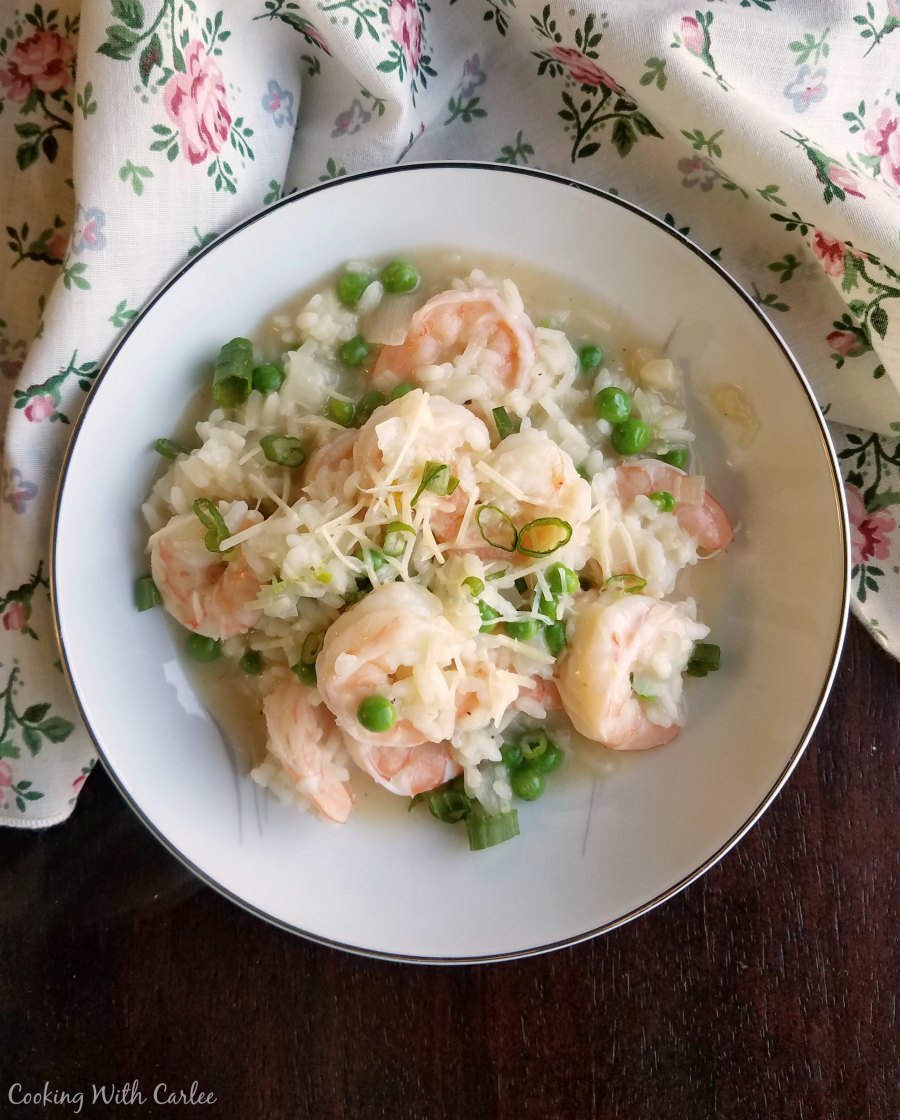 Cooking With Carlee: Saffron Shrimp and Pea Risotto