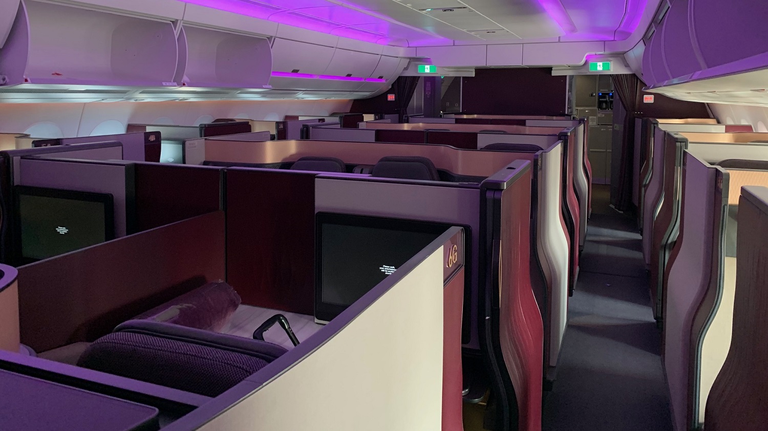 Review Qatar Airways A359 Qsuite, StockholmDoha