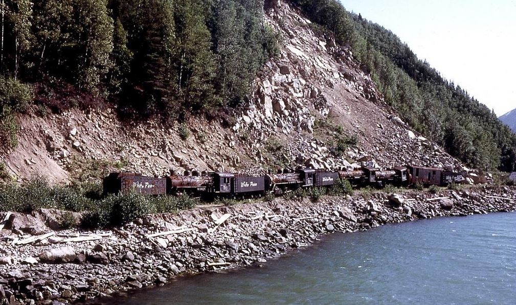 Just A Car Guy Hit by a landslide near Skagway Alaska, and abandoned