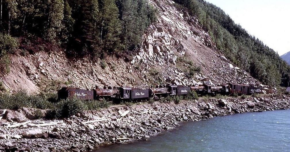 Just A Car Guy Hit by a landslide near Skagway Alaska, and abandoned