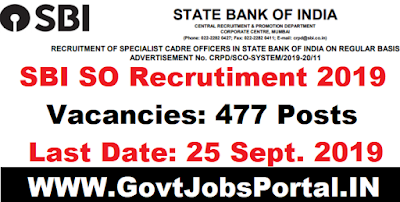 SBI Recruitment 2019