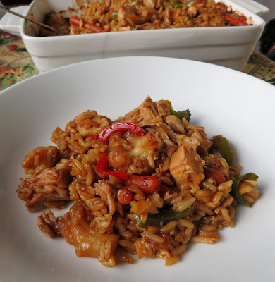 Teriyaki Chicken & Rice Casserole