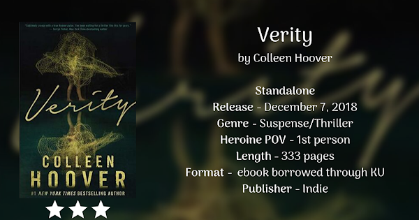 VERITY by Colleen Hoover