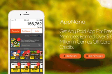تحميل AppNana لربح البطاقات مجاناً 