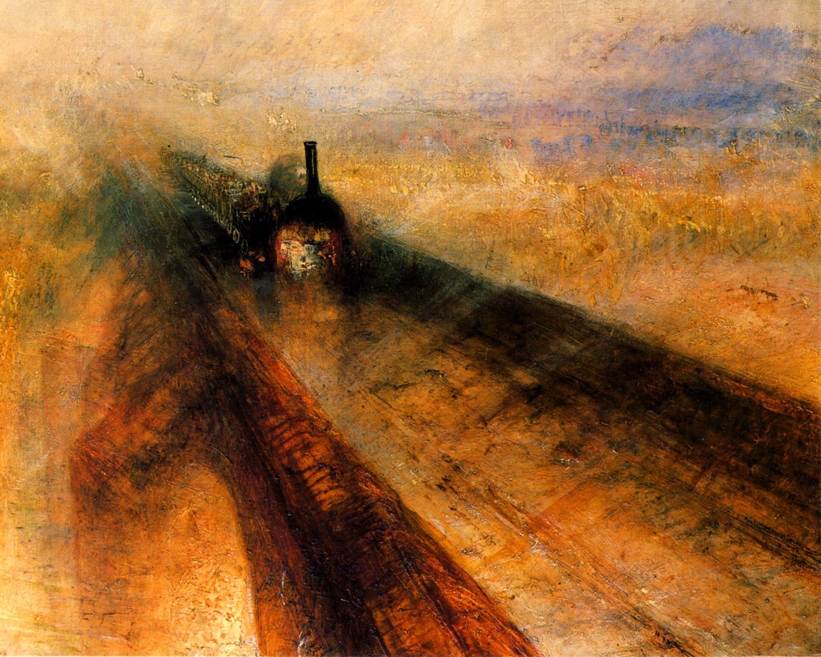 Дождь пар и скорость картина уильяма тернера