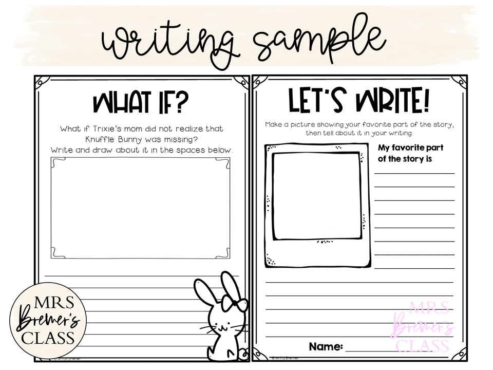 Knuffle bunny lesson plans