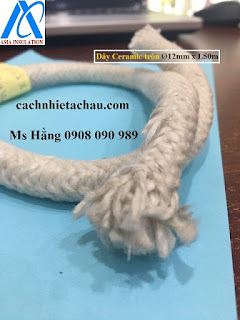 Dây sợi gốm Ceramic chịu nhiệt, chống cháy | Cách nhiệt Á Châu Tr%25C3%25B2n%2B12mm.1