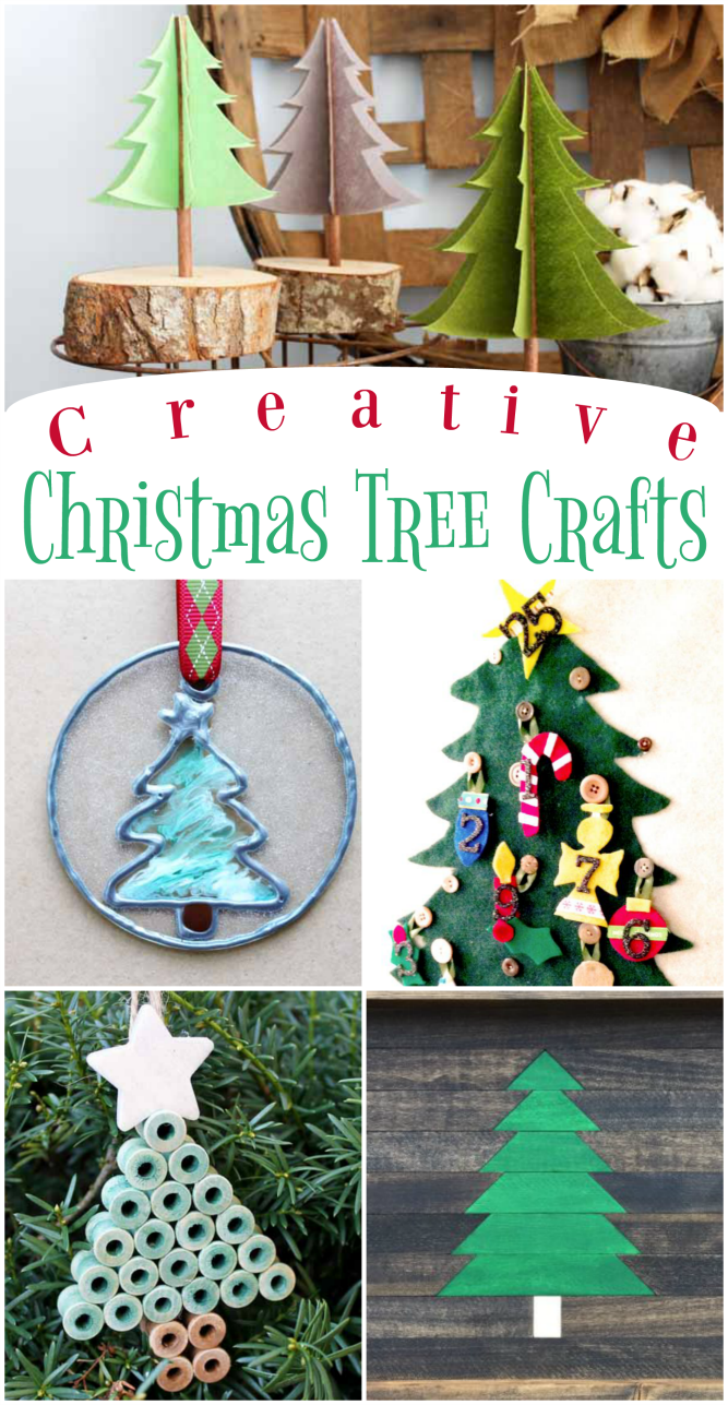 My christmas decor styles: more christmas tree crafts The Life of Jennifer Dawn: Creative Christmas Tree Crafts & Weekly Link Party