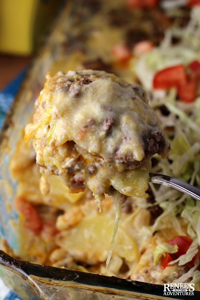 Hearty Bacon Cheeseburger Casserole Recipe Renee's Kitchen Adventures