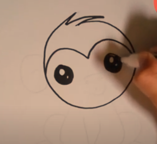 How to Draw a Monkey for kids