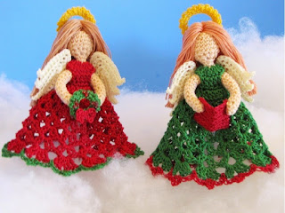 Amigurumi christmas Angels Crochet, free christmas crochet pattern,  christmas  Angels crochet, christmas amigurumi,  christmas Angels doll, crochet christmas decor, christmas Angels centerpiece,  christmas Angels ornament,  christmas Angels bauble, crochet ornament, crochet bauble, free crochet, free amigurumi, crochet christmas gift, crochet  christmas Angels gift, handmade christmas present, handmade christmas decor, handmade christmas Angels, Amigurumi Crochet christmas Angels Free Crochet Patterns