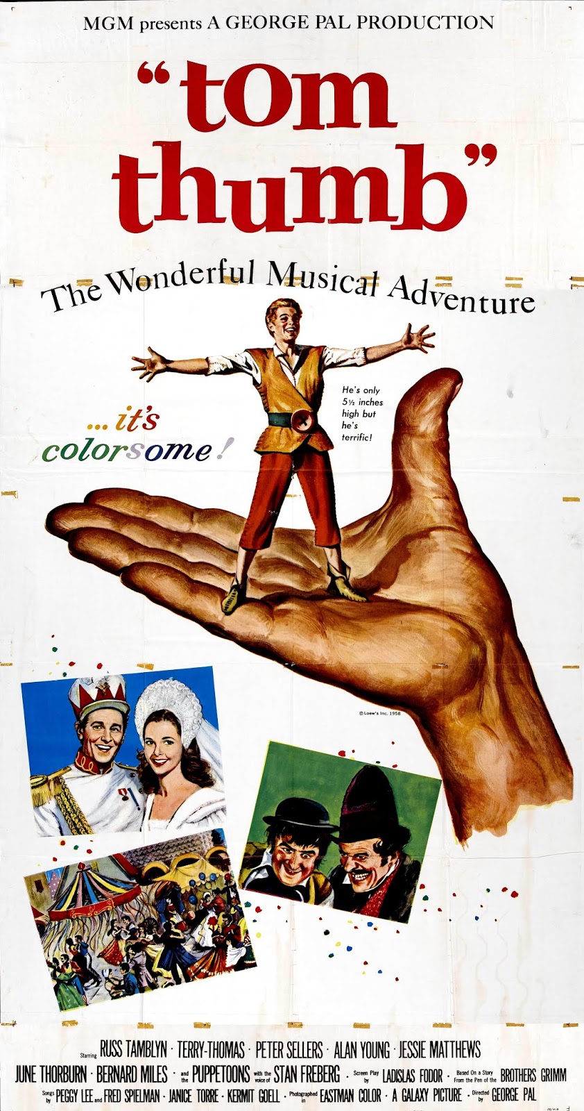 Les Aventures De Tom Pouce Film Affiches - Photos d'exploitation - Bandes annonces: Les aventures de