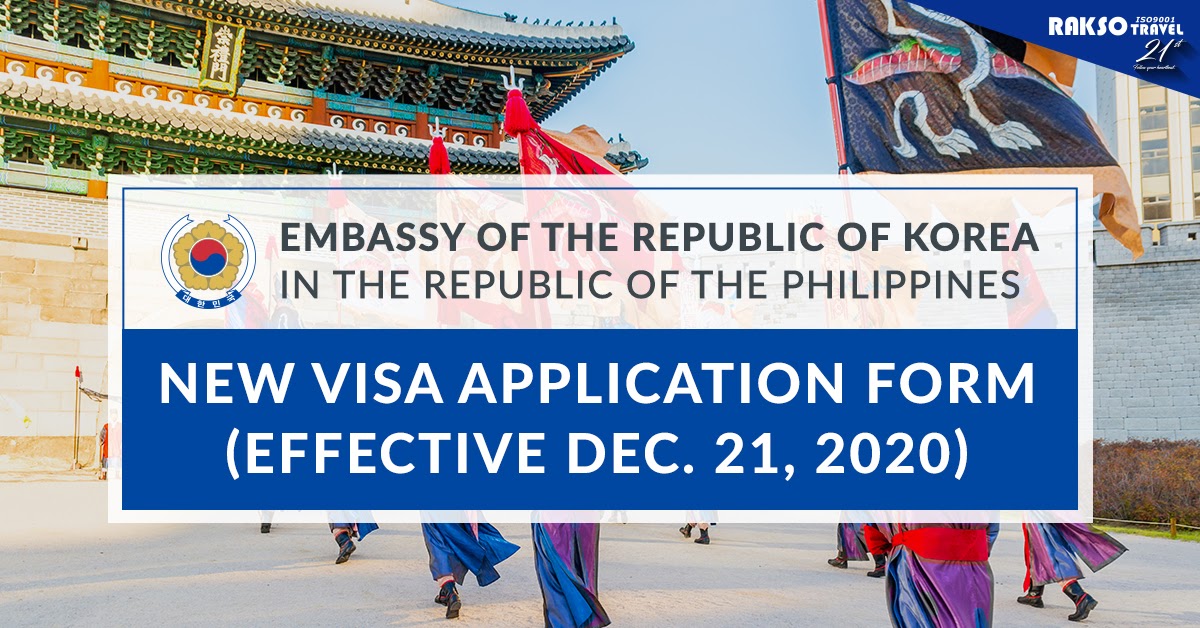 [KOREA TRAVEL ADVISORY] Korea Embassy in the Phillipines New Visa