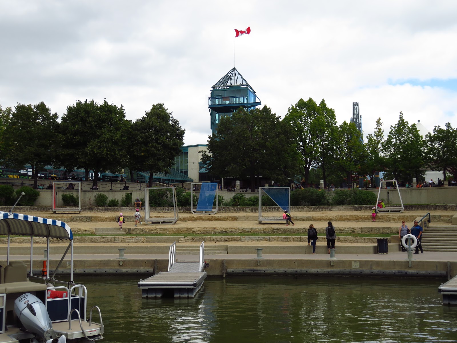 The World of Gord The Forks Market Plaza and Common Patio at the Forks