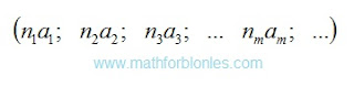 Element of the set. Blonde math. Mathematics For Blondes.