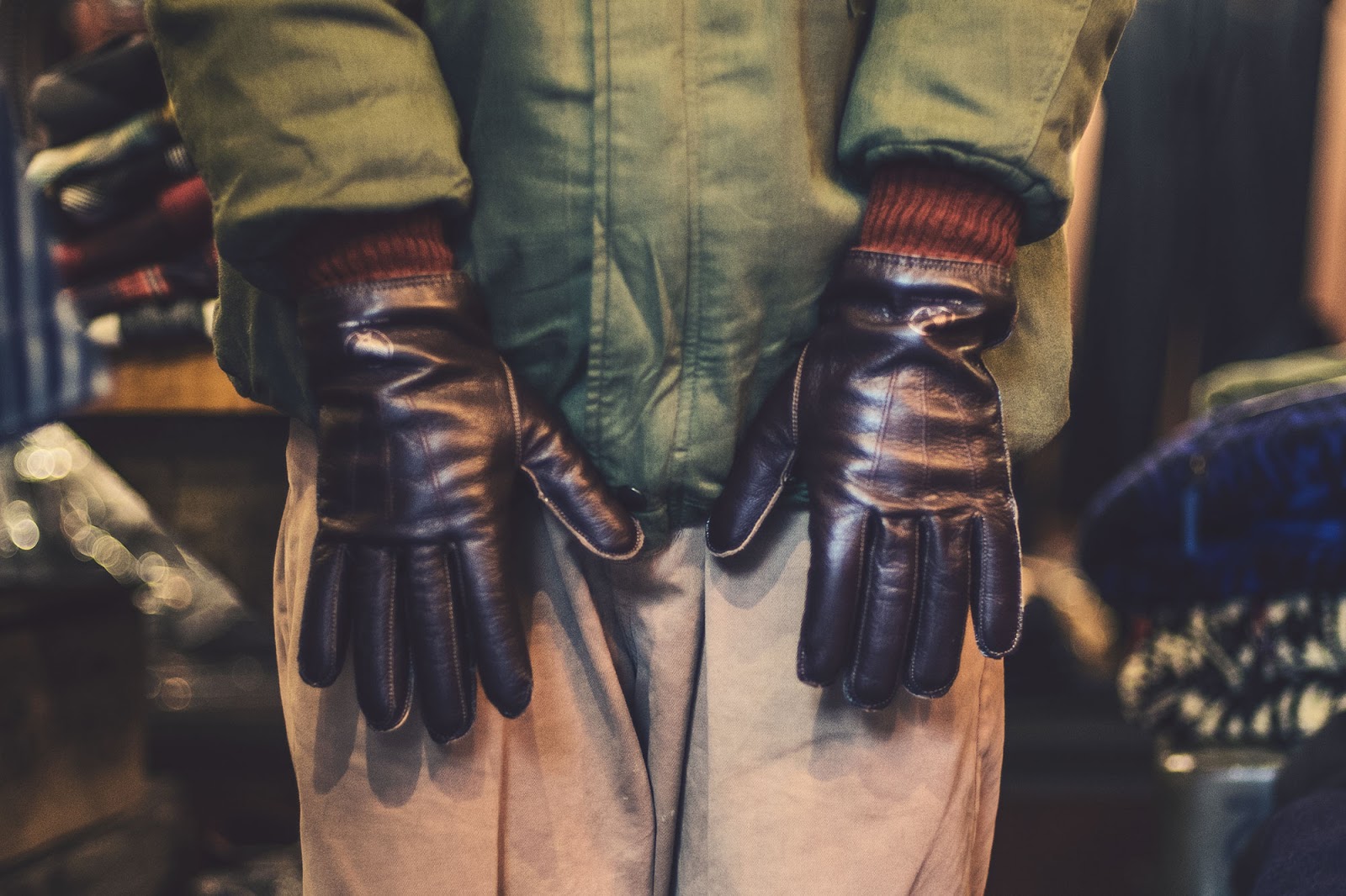 BUZZ RICKSON'S "A GLOVE, S/BROWN"   セレクトショップ リズム横浜