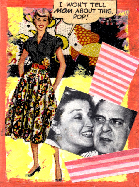 Life of a 50s housewife collages