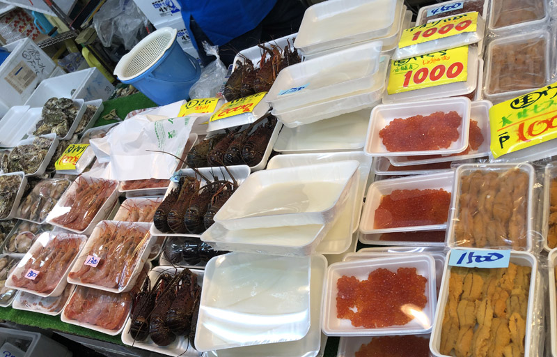 中洲総合水産市場 年末の買い出しレビュー 餅配布/駐車場カウトコ 価格情報サイト