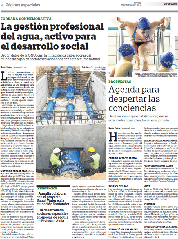 Mi relación con el agua El Periódico Día Mundial del Agua Mi relación con el agua El Periódico Día Mundial del Agua