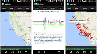 Ternyata Andoid Bisa Untuk Mendeteksi Gempa Bumi