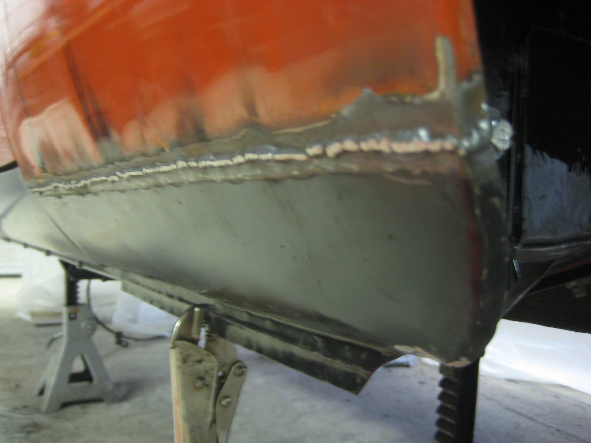 Adam's MGB Restoration Fender Repair