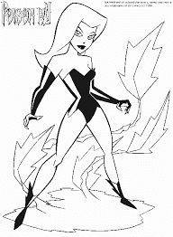 Poison Ivy Coloring Pages 6
