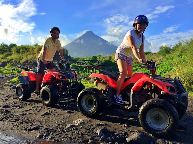 ATV ride in Mayon with Monette Santillan