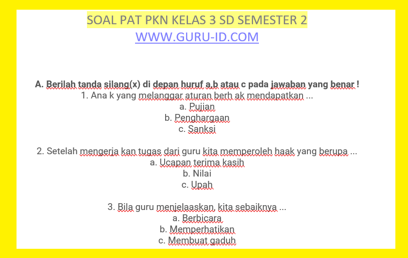 Soal dan jawaban essay pkn kelas x semester 2 07 image