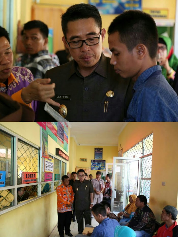 Plt Bupati Lampung Timur Sidak di 4 OPD