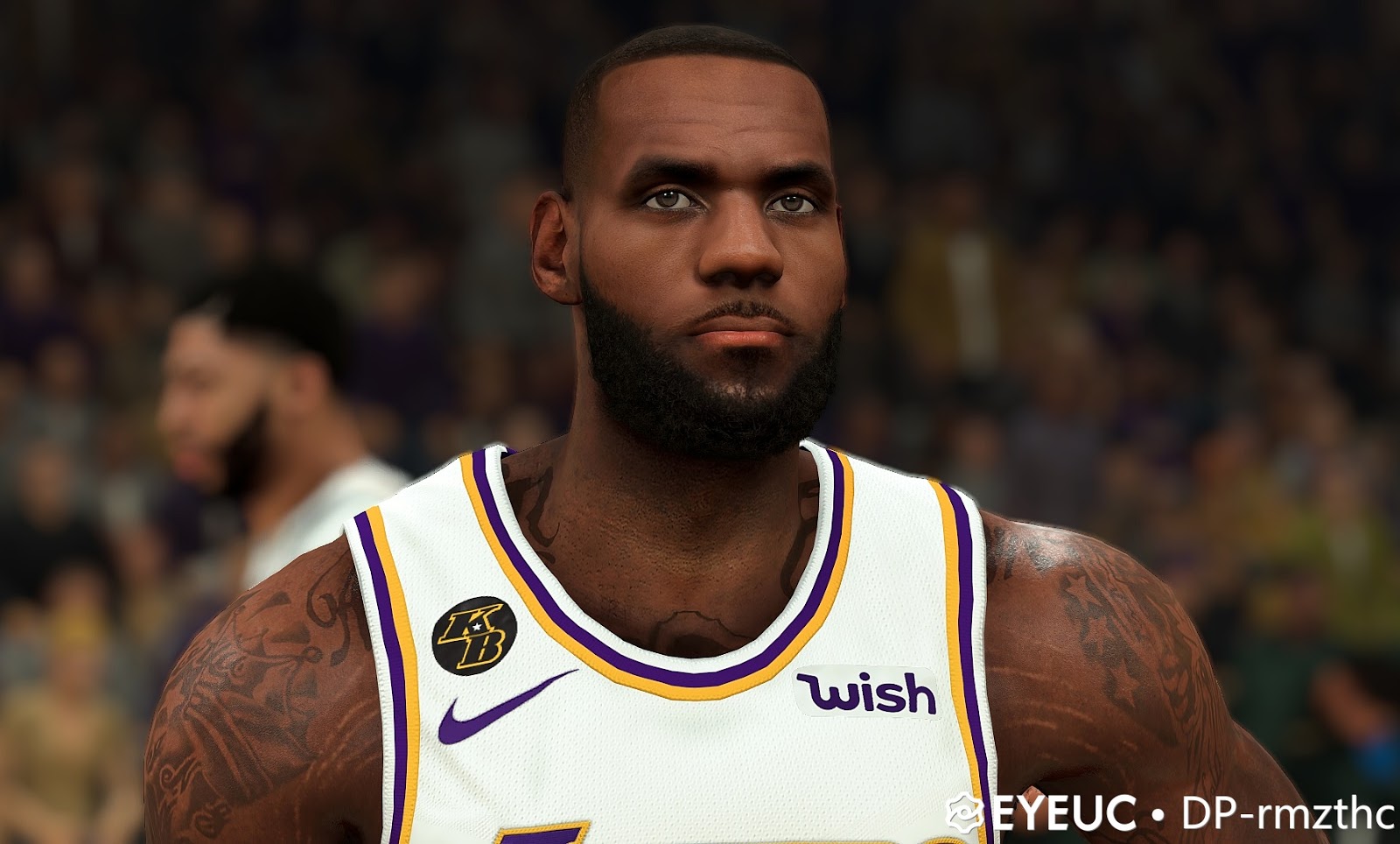 NBA 2K21 LeBron James Cyberface and Body Model by DP