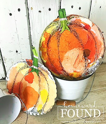 art,art class,wall art,pumpkins,painting,crafting,fall,diy decorating,DIY,decorating,re-purposing,up-cycling,junk makeover,wreaths,color,home decor, fall home decor, fall pumpkin decor, creative pumpkins, plastic plate pumpkins,Dollar Tree crafts,paint brush crafts