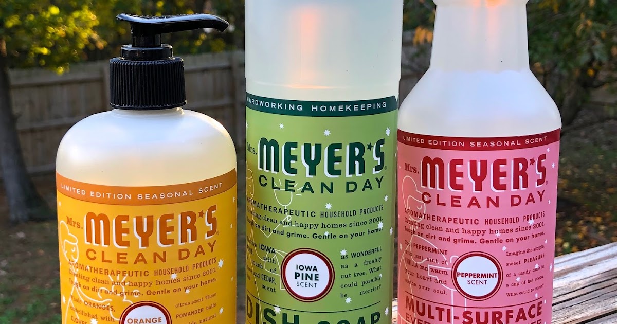 Mrs. Meyer's Limited Edition Winter Scents Review November 2019