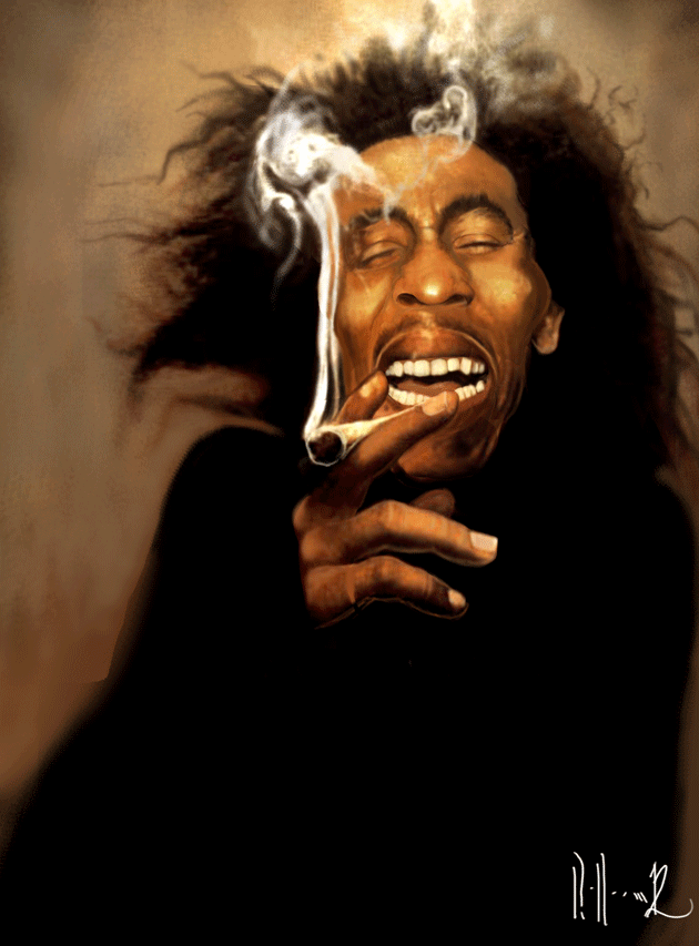 Caricatures & Illustrations: Bob Marley