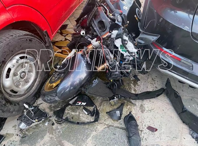 Τροχαίο στην Καβάλα: Περίμεναν να μπουν στο μαγαζί για το γαμήλιο γλέντι, και όλα «έσβησαν» - Θα βάφτιζε το παιδί του ο οδηγός της μηχανής