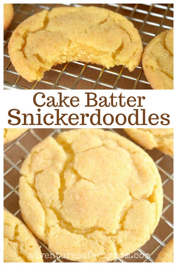 Cake Mix Snickerdoodles Adventures of a DIY Mom