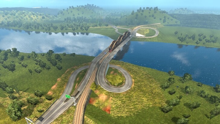 Euro Truck Simulator 2 + Mapa Brasileiro E Brindes