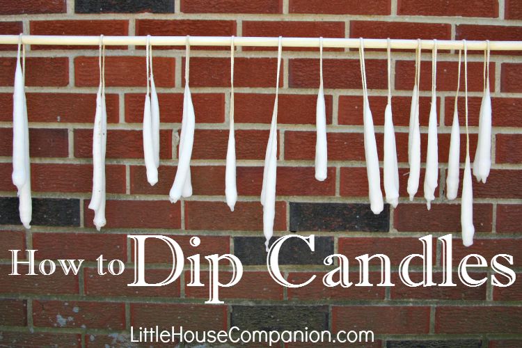How to Dip Candles The Laura Ingalls Wilder Companion