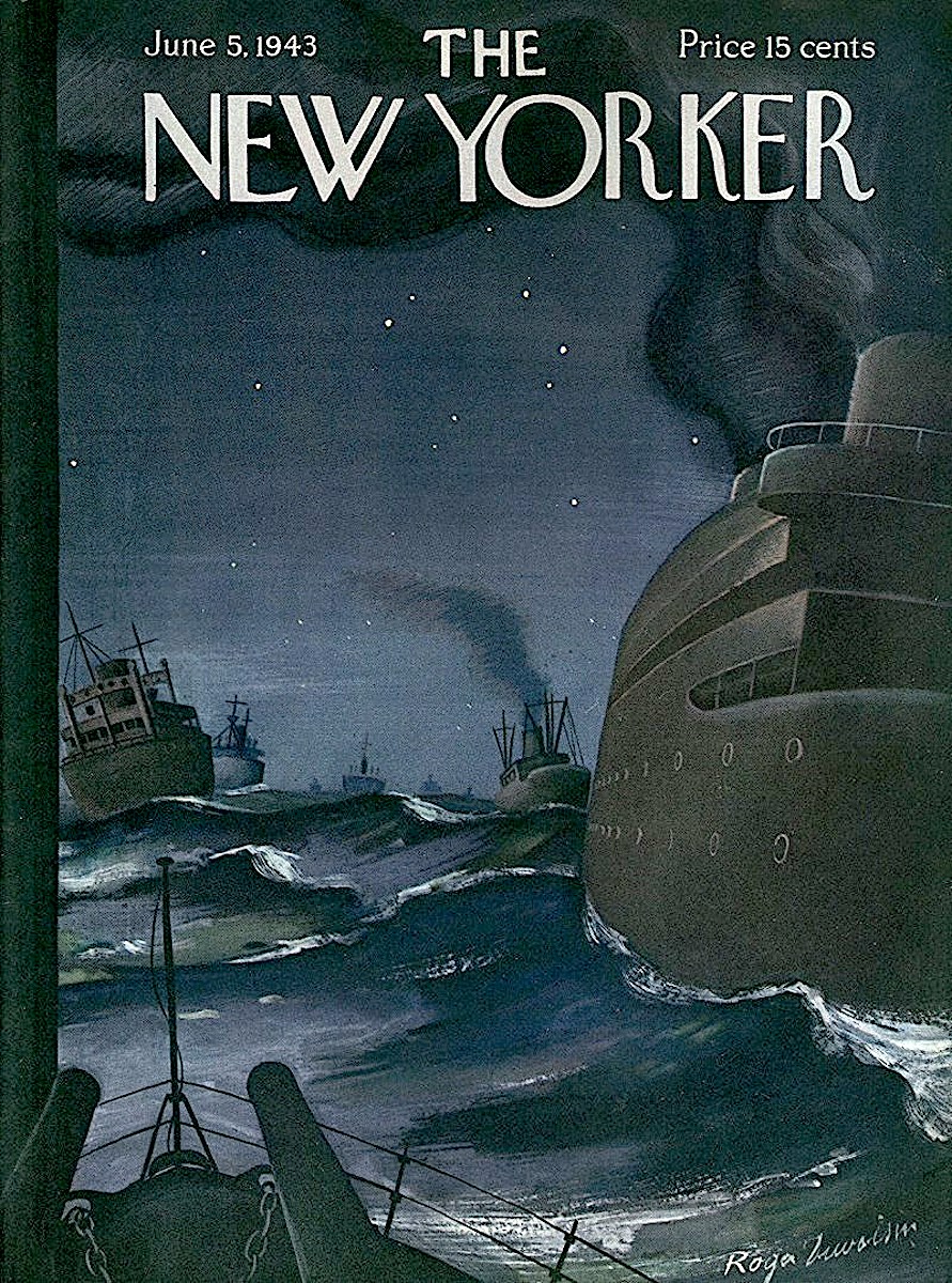 Roger Duvoisin illustration 1943 a Roger Duvoisin illustration for the New Yorker Magazine June 1943
