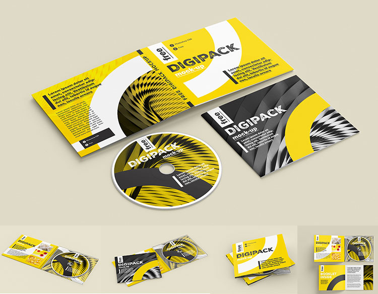 Download 30+ Excellent Free CD DVD Covers Mockup PSD | Tinydesignr PSD Mockup Templates