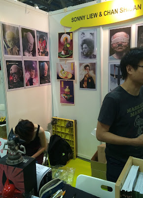 Singapore Toy, Game & Comic Convention STGCC 2015 artist alley sonny liew