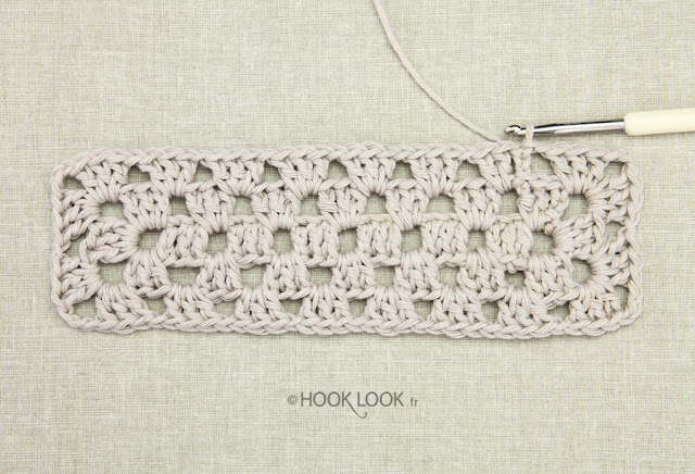 comment crocheter un granny rectangle