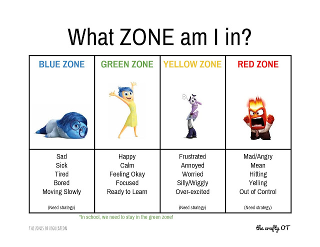 Free Printable Inside Out Zones Of Regulation Printable Word Searches