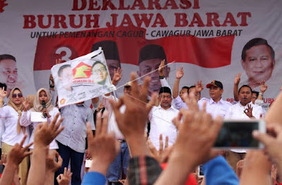 10 Kontrak Politik Antara Buruh Jawa Barat Dan Sudrajat-Ahmad Syaikhu