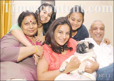 Pooja Gandhi family