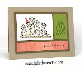 Stampin' Up! Sale-a-Bration 2020 The Gang's All Meer Birthday Card ~ www.juliedavison.com