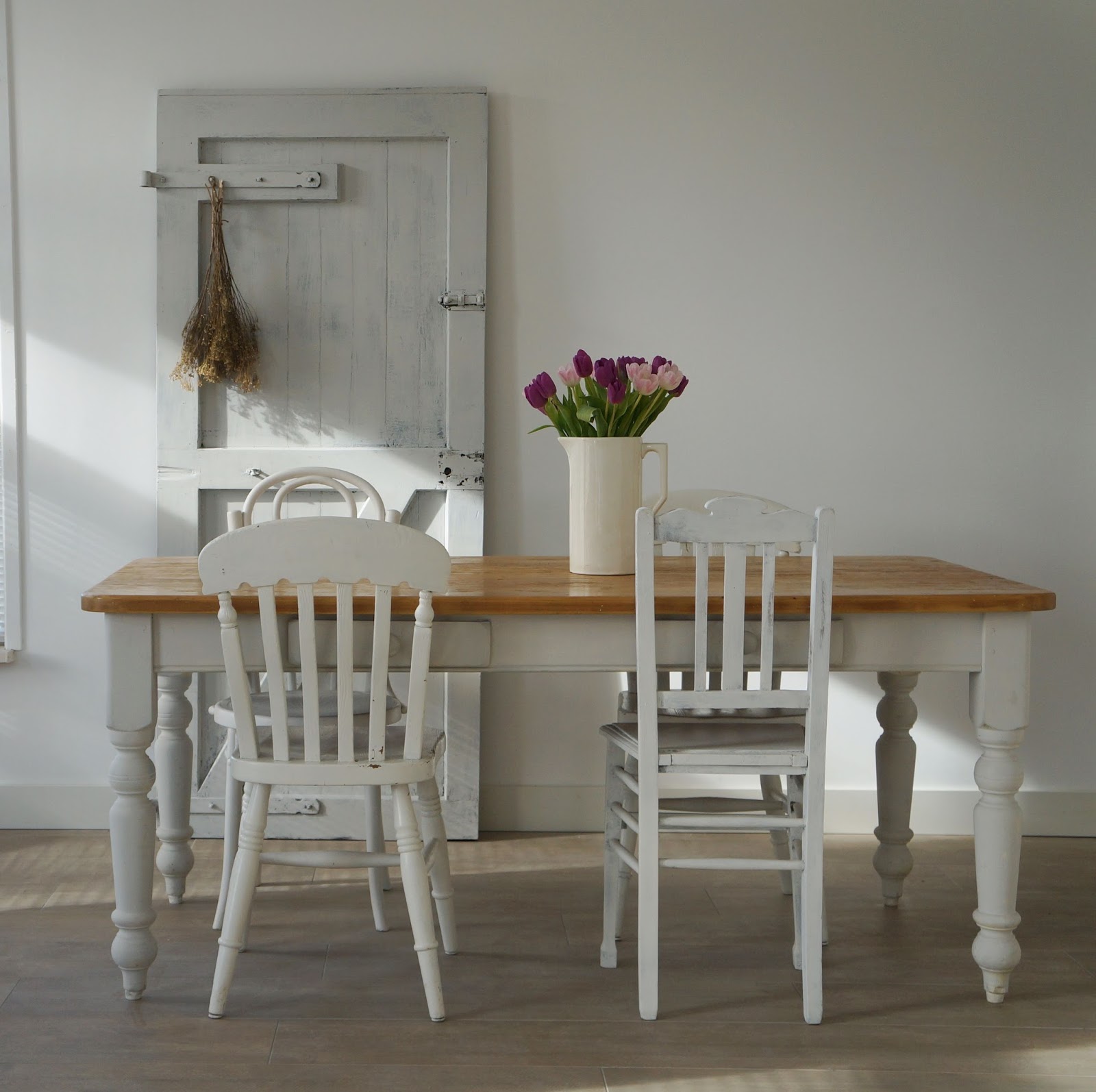 Simple white cottage