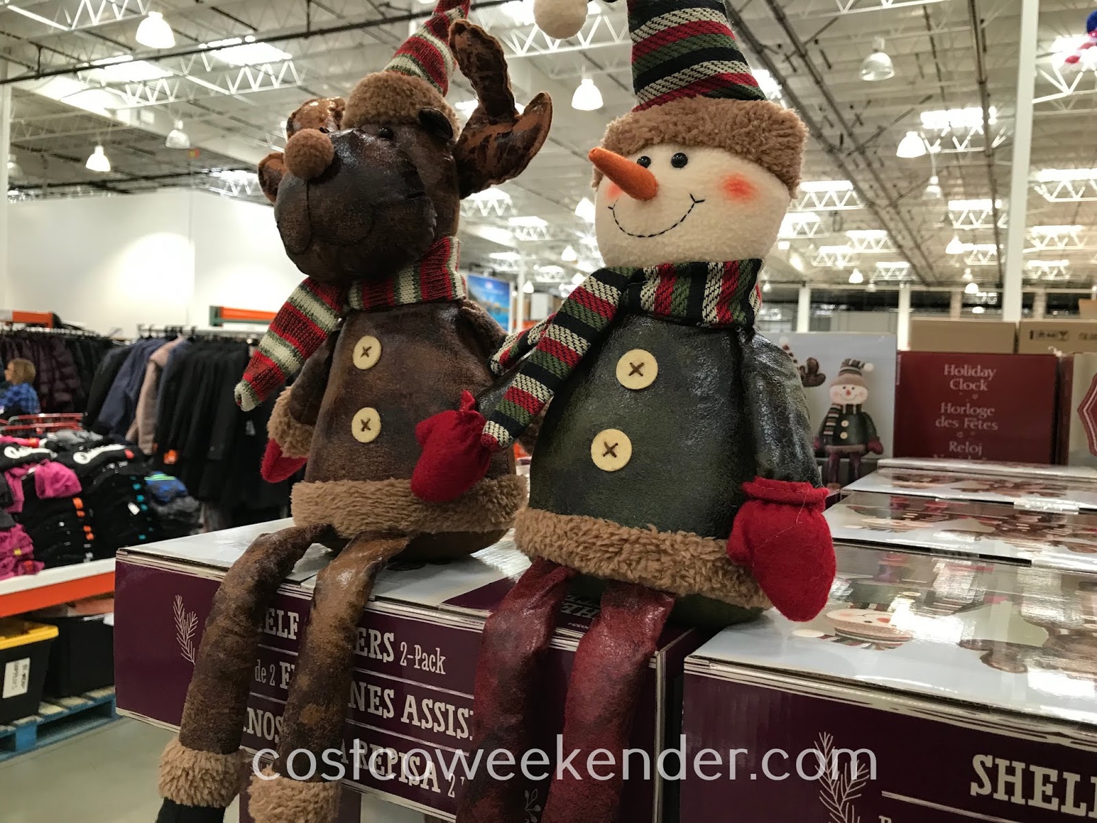 Christmas Shelf Sitters (2pack) Costco Weekender