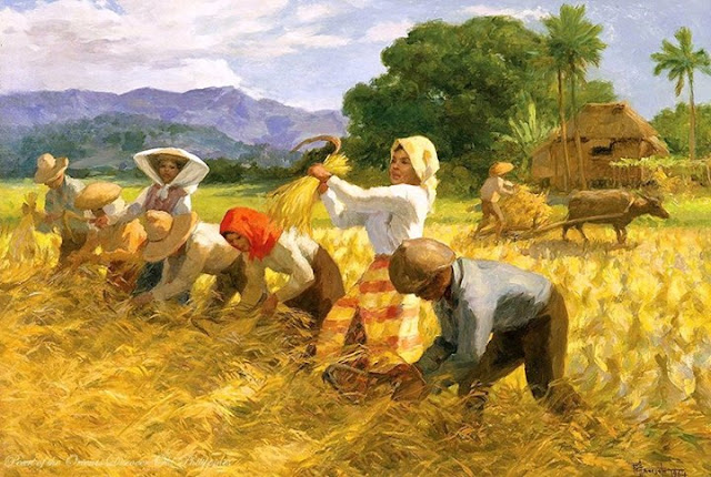 Fernando Amorsolo The Harvesters Fernando Amorsolo, The Harvesters