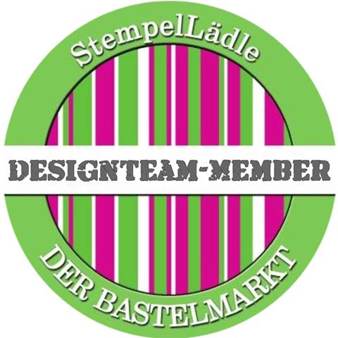 Ich bin im Stempellädle Design-Team