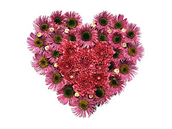heart flower shaped desktop